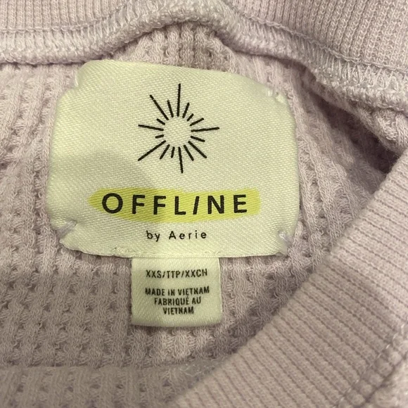 Bundle Aerie and Hollister waffle tops - Picture 3 of 7